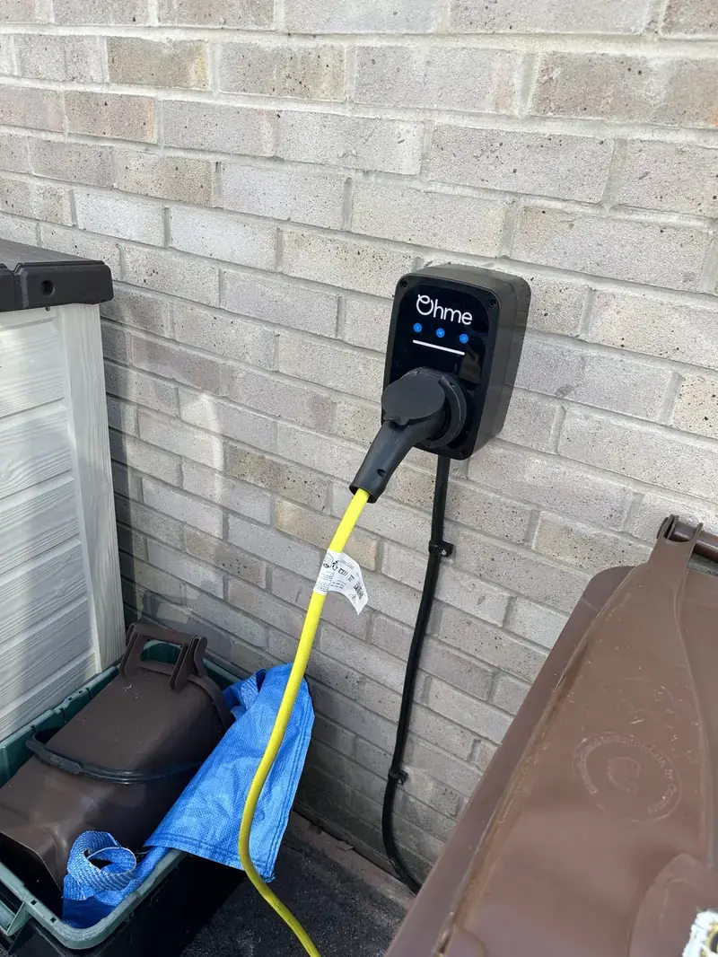 EV charger installation